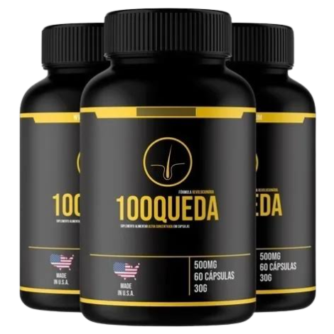 100 Queda - Original - Lider Caps - 3 Pote